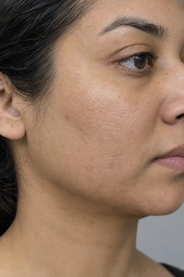 After: lower face and jaw
